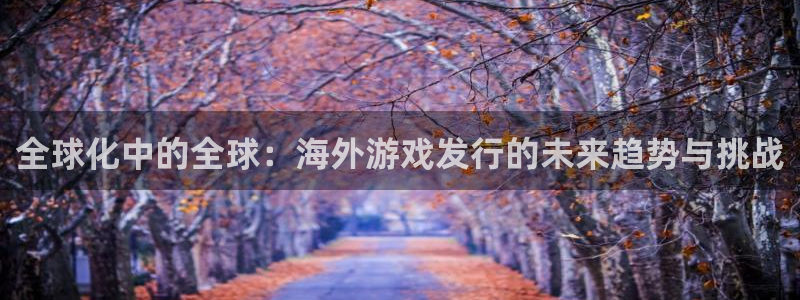 im电竞是什么品牌：全球化中的全球：海外游戏发行的未来趋势与挑战